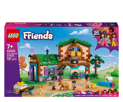 Klocki LEGO® LEGO Friends 42654 Ranczo kucyków i stajnia